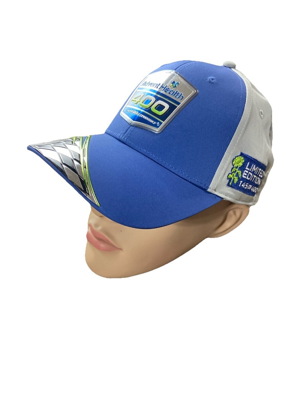 NASCAR Cap Hat-23 Advent Health 400 Limited Edition Navy/Gray NWT $39 MSRP
